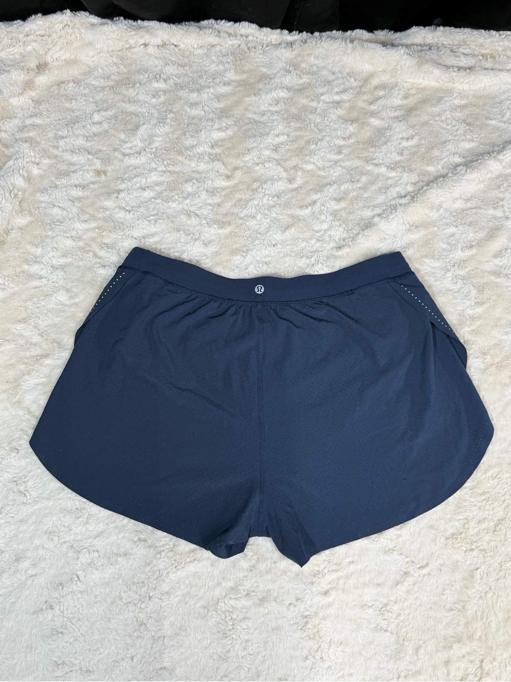 lululemon athletica Navy Women's Athletic Running Shorts - Picture 4 of 8